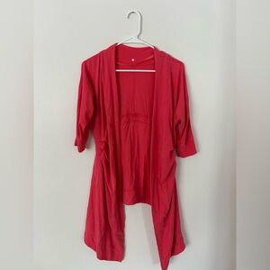 Lululemon Namaste Open Front Yoga Cardigan Wrap Size 4